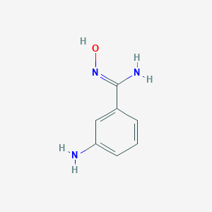 molecular formula C7H9N3O B033789 3-amino-N'-hydroxybenzene-1-carboximidamide CAS No. 100524-07-0