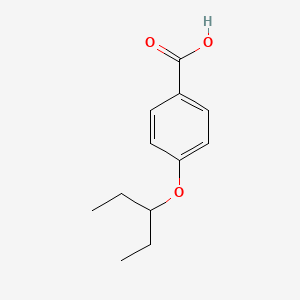 molecular formula C12H16O3 B3378949 4-(Pentan-3-yloxy)benzoic acid CAS No. 1500024-56-5