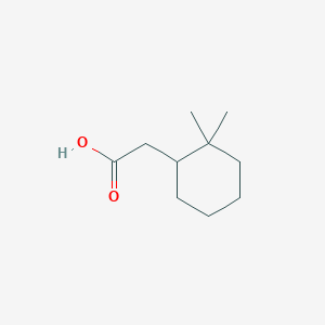 molecular formula C10H18O2 B3379316 2-(2,2-Dimethylcyclohexyl)acetic acid CAS No. 155501-28-3