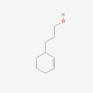 molecular formula C9H16O B3379429 2-Cyclohexene-1-propanol CAS No. 15745-87-6