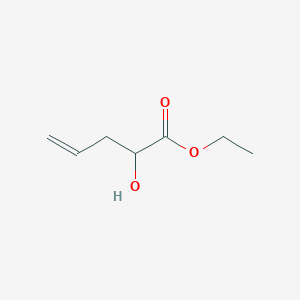 molecular formula C7H12O3 B3379445 Ethyl 2-hydroxypent-4-enoate CAS No. 157920-22-4