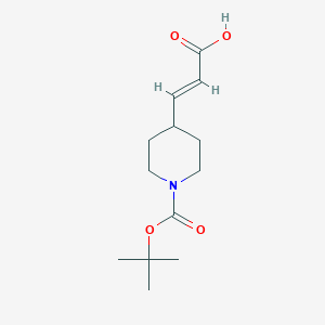 3-(1-(tert-Butoxycarbonyl)piperidin-4-yl)acrylic acid