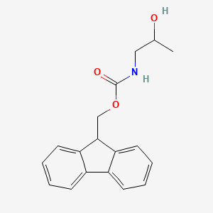 9H-fluoren-9-ylmethyl N-(2-hydroxypropyl)carbamate