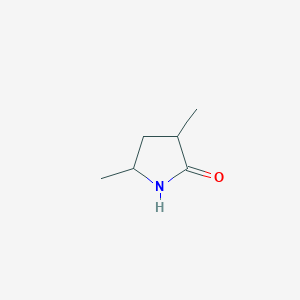 molecular formula C6H11NO B3380219 3,5-Dimethylpyrrolidin-2-one CAS No. 18591-83-8