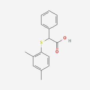 2-[(2,4-Dimethylphenyl)sulfanyl]-2-phenylacetic acid