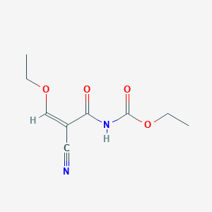 ethyl N-[(Z)-2-cyano-3-ethoxyprop-2-enoyl]carbamate