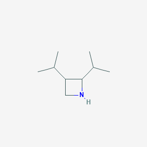 molecular formula C9H19N B3380271 2,3-Bis(propan-2-yl)azetidine CAS No. 1864073-47-1