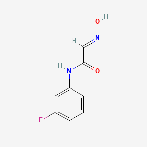 (2E)-N-(3-fluorophenyl)-2-(hydroxyimino)acetamide