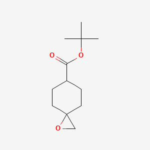 molecular formula C12H20O3 B3380714 Tert-butyl 1-oxaspiro[2.5]octane-6-carboxylate CAS No. 2044712-88-9