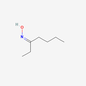 molecular formula C7H15NO B3380917 3-Heptanone, oxime CAS No. 2108-81-8