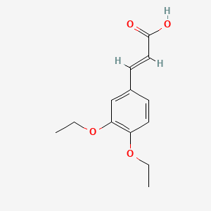 (2E)-3-(3,4-diethoxyphenyl)prop-2-enoic acid
