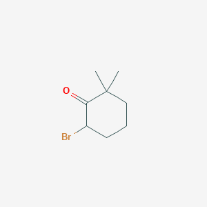 molecular formula C8H13BrO B3381103 6-bromo-2,2-dimethylcyclohexan-1-one CAS No. 21690-26-6