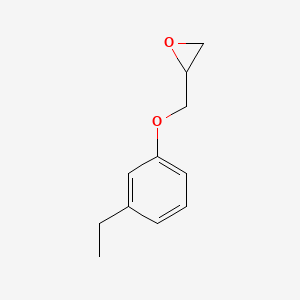 molecular formula C11H14O2 B3381232 2-[(3-Ethylphenoxy)methyl]oxirane CAS No. 2210-81-3