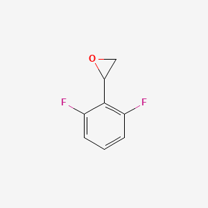 molecular formula C8H6F2O B3381503 2-(2,6-Difluorophenyl)oxirane CAS No. 244307-15-1