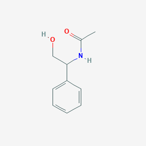 molecular formula C10H13NO2 B3381520 N-(2-hydroxy-1-phenylethyl)acetamide CAS No. 24666-05-5