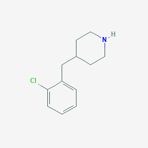 molecular formula C12H16ClN B3381546 4-(2-Chlorobenzyl)piperidine CAS No. 251107-32-1