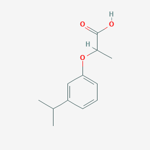 molecular formula C12H16O3 B3381561 2-[3-(Propan-2-yl)phenoxy]propanoic acid CAS No. 25140-93-6