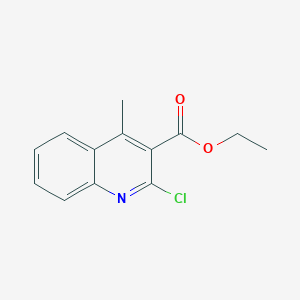 molecular formula C13H12ClNO2 B3381562 Ethyl 2-chloro-4-methylquinoline-3-carboxylate CAS No. 251902-62-2