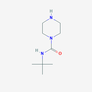 molecular formula C9H19N3O B3381581 N-tert-butylpiperazine-1-carboxamide CAS No. 253175-42-7