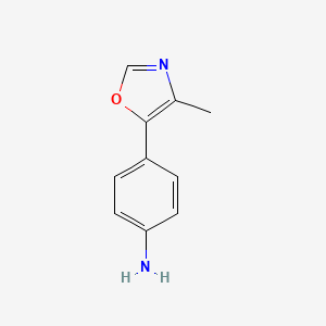 4-(4-Methyl-1,3-oxazol-5-yl)aniline