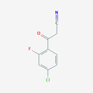 3-(4-Chloro-2-fluorophenyl)-3-oxopropanenitrile