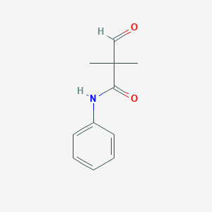 molecular formula C11H13NO2 B3381835 2,2-dimethyl-3-oxo-N-phenylpropanamide CAS No. 2769-45-1