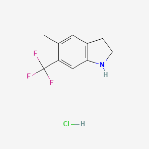 5-Methyl-6-(trifluoromethyl)indoline hydrochloride
