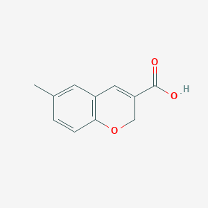 molecular formula C11H10O3 B3381896 6-methyl-2H-chromene-3-carboxylic acid CAS No. 28339-81-3