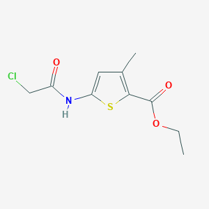 molecular formula C10H12ClNO3S B3381905 Ethyl 5-(2-chloroacetamido)-3-methylthiophene-2-carboxylate CAS No. 285138-55-8