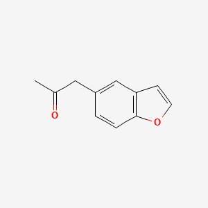 molecular formula C11H10O2 B3381914 1-(1-benzofuran-5-yl)propan-2-one CAS No. 286836-32-6