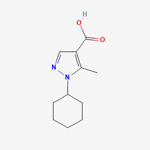 1-cyclohexyl-5-methyl-1H-pyrazole-4-carboxylic acid