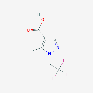 5-methyl-1-(2,2,2-trifluoro-ethyl)-1H-pyrazole-4-carboxylic acid