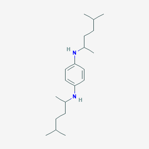 molecular formula C20H36N2 B033820 N,N'-bis(1,4-dimethylpentyl)-p-phenylenediamine CAS No. 3081-14-9