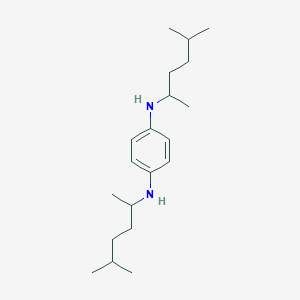 molecular formula C20H36N2 B033820 N,N'-Bis(1,4-dimethylpentyl)-P-phenylenediamine CAS No. 3081-14-9