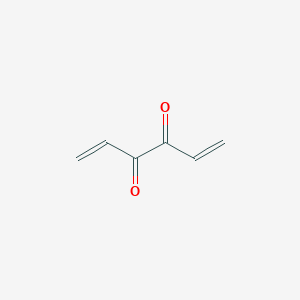 molecular formula C6H6O2 B033821 Hexa-1,5-diene-3,4-dione CAS No. 104910-78-3