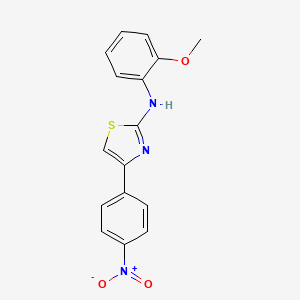 N-(2-methoxyphenyl)-4-(4-nitrophenyl)-1,3-thiazol-2-amine