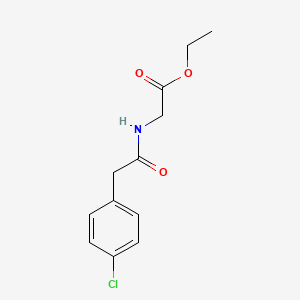 Ethyl 2-[2-(4-chlorophenyl)acetamido]acetate