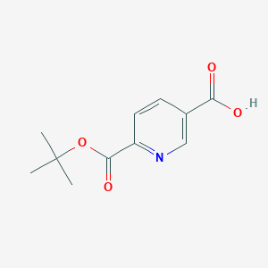 6-[(Tert-butoxy)carbonyl]pyridine-3-carboxylic acid