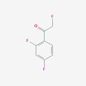 Ethanone, 1-(2,4-difluorophenyl)-2-fluoro-(9CI)