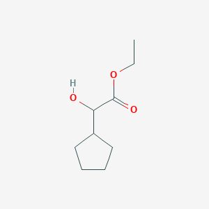 molecular formula C9H16O3 B3382490 Ethyl 2-cyclopentyl-2-hydroxyacetate CAS No. 33487-24-0