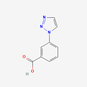 molecular formula C9H7N3O2 B3382504 3-(1H-1,2,3-triazol-1-yl)benzoic acid CAS No. 335255-82-8