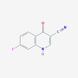 molecular formula C10H5IN2O B3382813 4-Hydroxy-7-iodoquinoline-3-carbonitrile CAS No. 364793-65-7