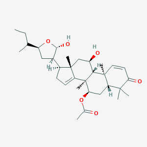 molecular formula C32H48O6 B033830 Naheedin CAS No. 106807-35-6