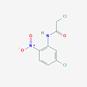 molecular formula C8H6Cl2N2O3 B3383004 2-chloro-N-(5-chloro-2-nitrophenyl)acetamide CAS No. 380432-19-9