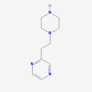 molecular formula C10H16N4 B3383021 2-[2-(Piperazin-1-yl)ethyl]pyrazine CAS No. 381721-51-3