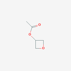 molecular formula C5H8O3 B3383147 Oxetan-3-yl acetate CAS No. 39267-83-9