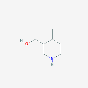 molecular formula C7H15NO B3383199 (4-Methylpiperidin-3-yl)methanol CAS No. 39844-73-0