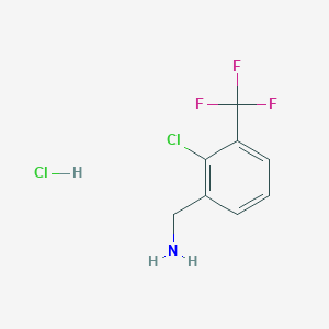 B3383206 (2-Chloro-3-(trifluoromethyl)phenyl)methanamine hydrochloride CAS No. 39959-48-3