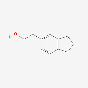 molecular formula C11H14O B3383403 2-(2,3-dihydro-1H-inden-5-yl)ethan-1-ol CAS No. 41712-41-8