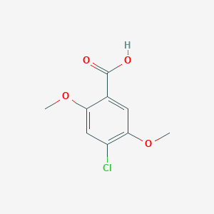 molecular formula C9H9ClO4 B3383415 4-Chloro-2,5-dimethoxybenzoic acid CAS No. 42020-23-5